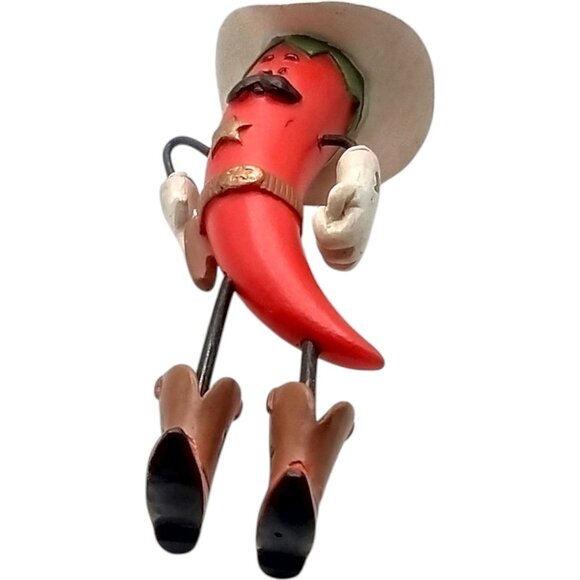 Cowboy Chili Pepper Ornament With Hat & Boots Western Southwestern Figurine 4.5" - Picture 5 of 7